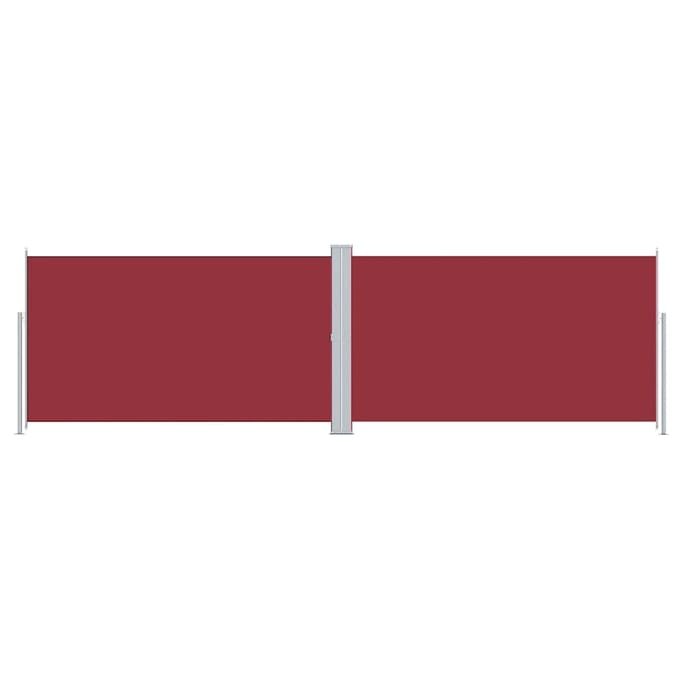 vidaXL - Windscherm - uittrekbaar - 180x600 - cm - rood