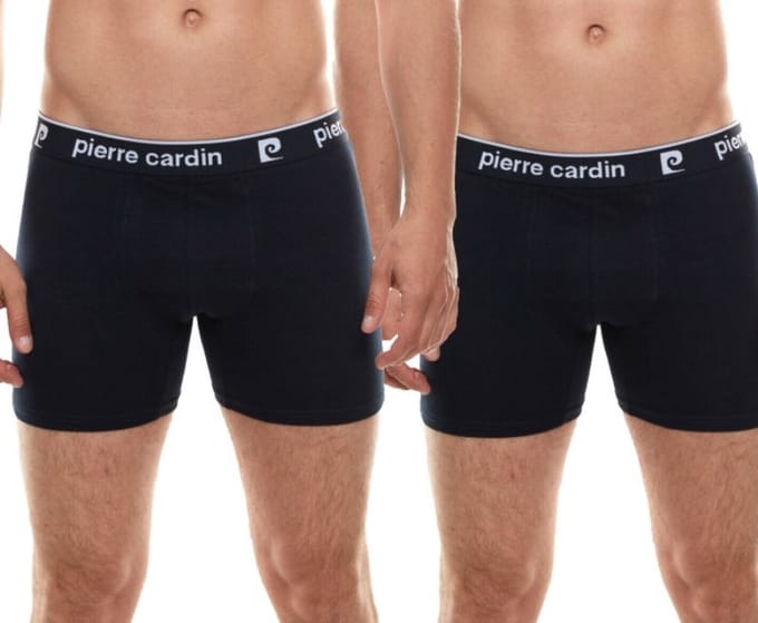 Pierre Cardin - Boxershort heren - Zwart - maat L - 2 stuks
