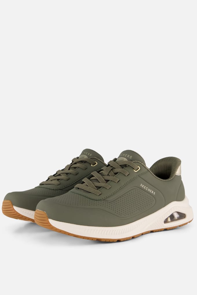 Skechers Slip-ins Arch Fit Uno groen Synthetisch - Maat 37