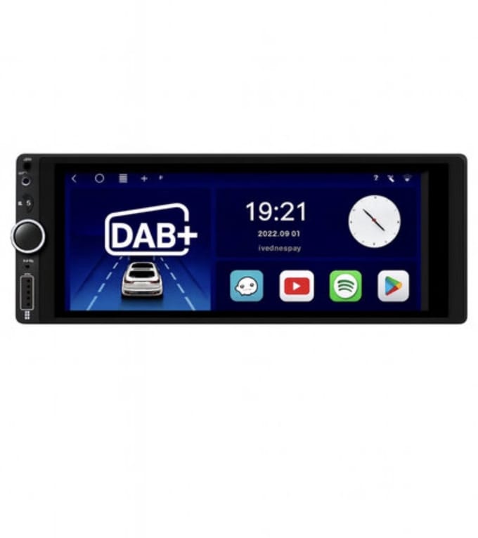 ADIVOX 6.86 inch Android 15 CarPlay/Auto/USB/C/WiFi/RDS/DSP/5G/DAB+