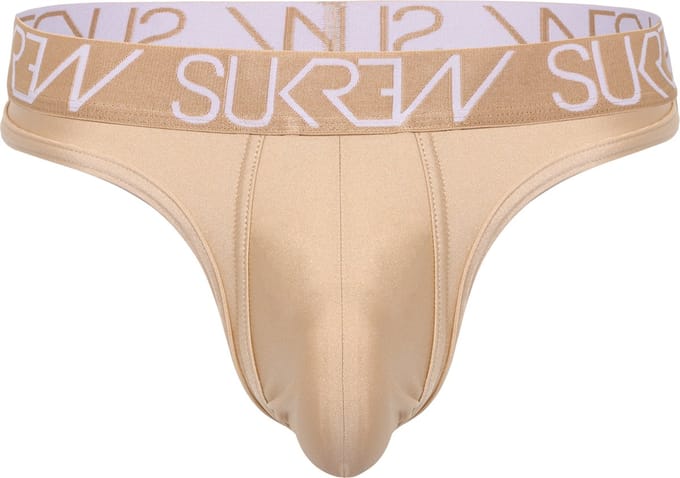 Sukrew Classic String Gold Dust - Maat XS - Heren Ondergoed - Herenstring - Pearl Collectie