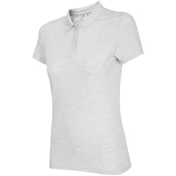 4F T-shirt Dames Wit Mêlée - Maat S
