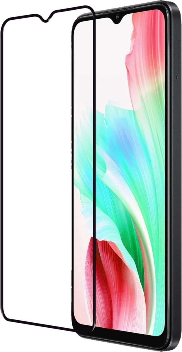 Screenprotector - Geschikt voor OPPO A18 - Full Cover - Beschermglas - Gehard Glas - Tempered Glass - Screen Protector