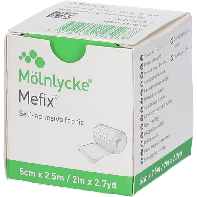 Mefix Zelfklevende Fixatie 5,0cmx 2,5m 1 310570