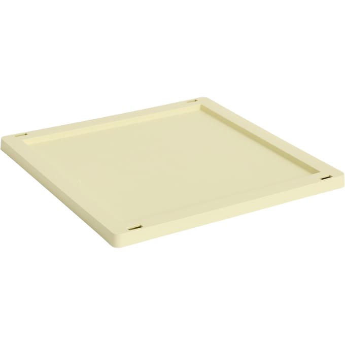 HAY Kleur deksel medium vierkant/kubus - lichtgeel