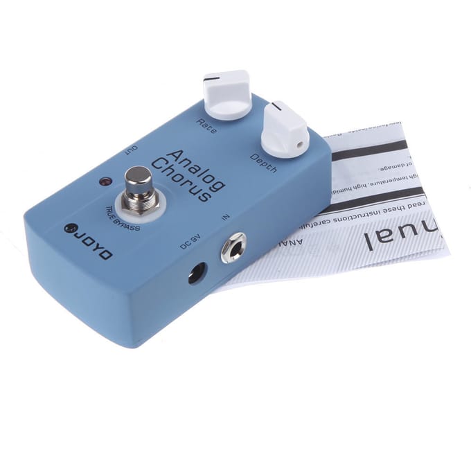 JOYO JF-37 ANALOG CHORUS Effectpedaal voor elektrische gitaar met True Bypass gray