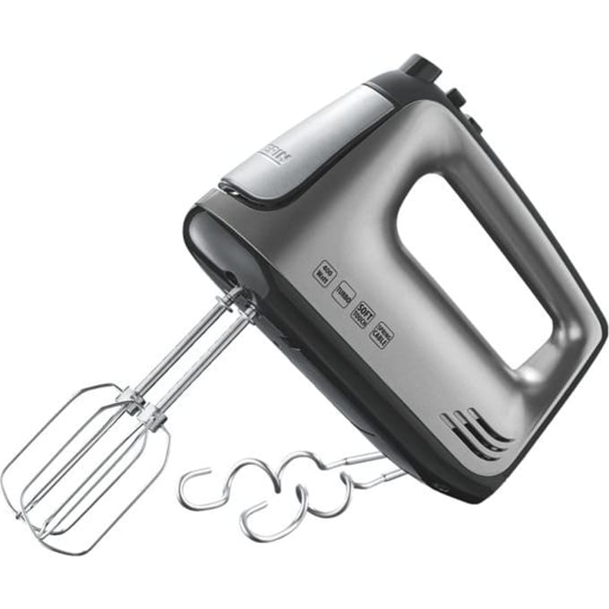 SEVERIN Handmixer HM 3832 - hand mixer - grey metallic/black/stainless steel - 400 W