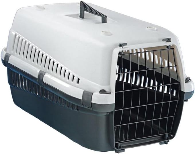 Transportbox Grijs 54 x 38 x 33 cm - Stevig en Comfortabel Reismand Kat