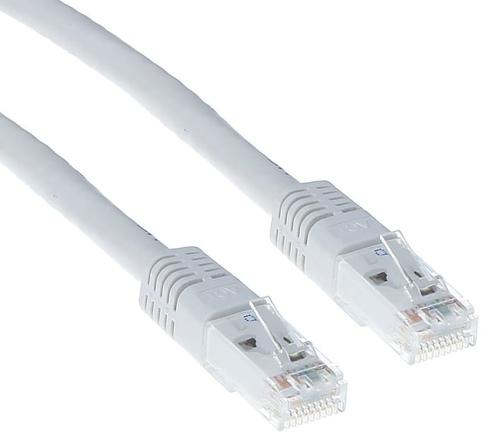 ACT Witte 5 meter U/UTP CAT5E patchkabel met RJ45 connectoren IB5405