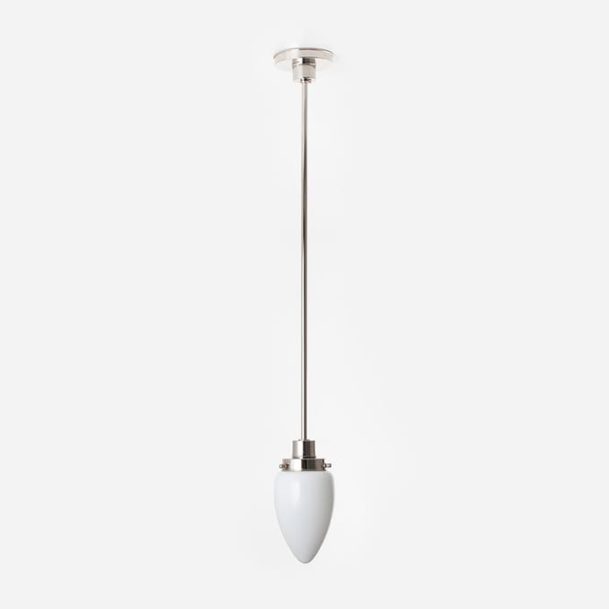 Hanglamp Menhir Small 20's Nikkel - Art Deco Trade
