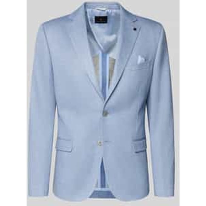 slim fit 2-knoops colbert met klepzakken model 'Nick'