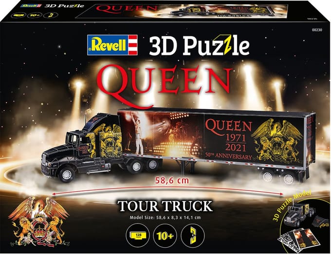 Revell Puzzel - 00230 QUEEN Tour Truck - 50th Anniversary 3D Puzzel
