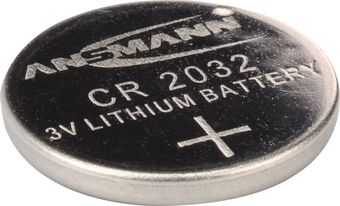 Ansmann Lithium knoopcelbatterij - CR2032 - 3,0 volt, 1 stuk