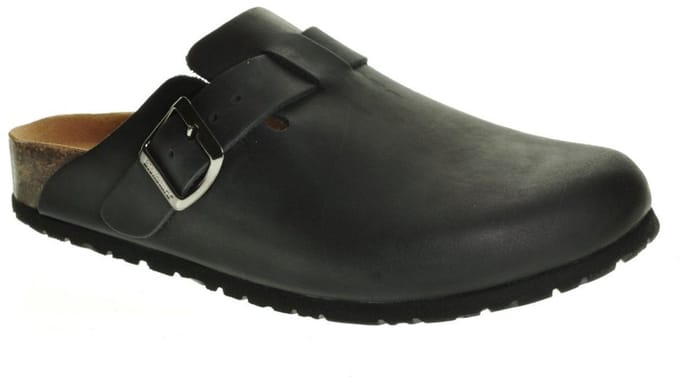 Bionatura Clogs Zwart Leder maat 36