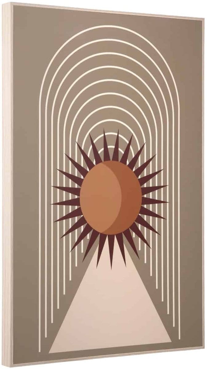 Present Time Wanddecoratie Arco Sol - Multicolor - 3x40x60cm - Modern