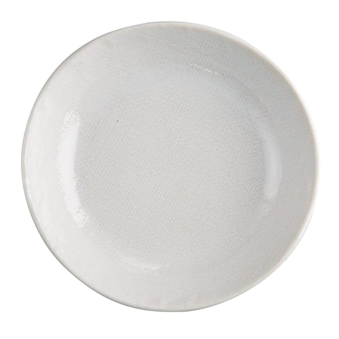 Olympia Denim Witte Coupe Kommen 220 mm (Pak van 6)