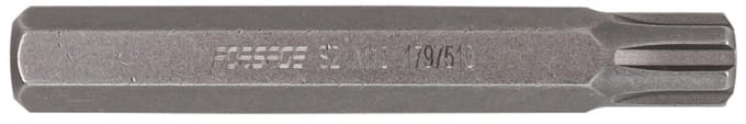 Forsage - Ribe Bit - 6-kant - M8x75mmL