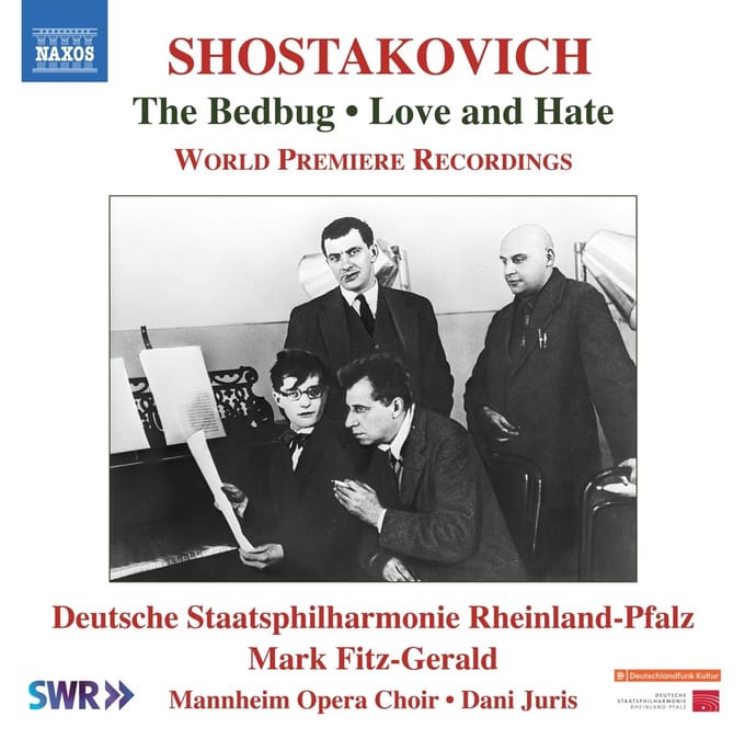 Deutsche Staatsphilharmonie Rheinland-Pfalz, Mark Fitz-Gerald - Shostakoviich: The Bedbug, Love And Hate (CD)