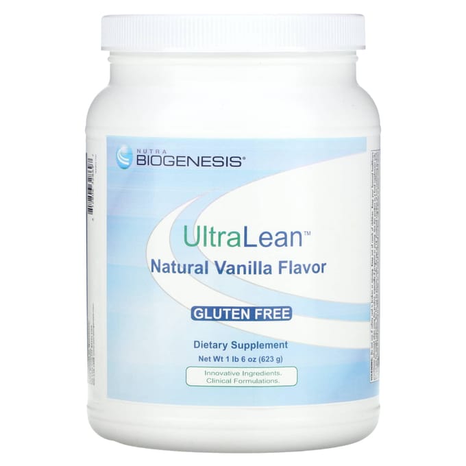 Nutra BioGenesis, UltraLean, Vanille Naturelle, 1 lb 6 oz (623 g)