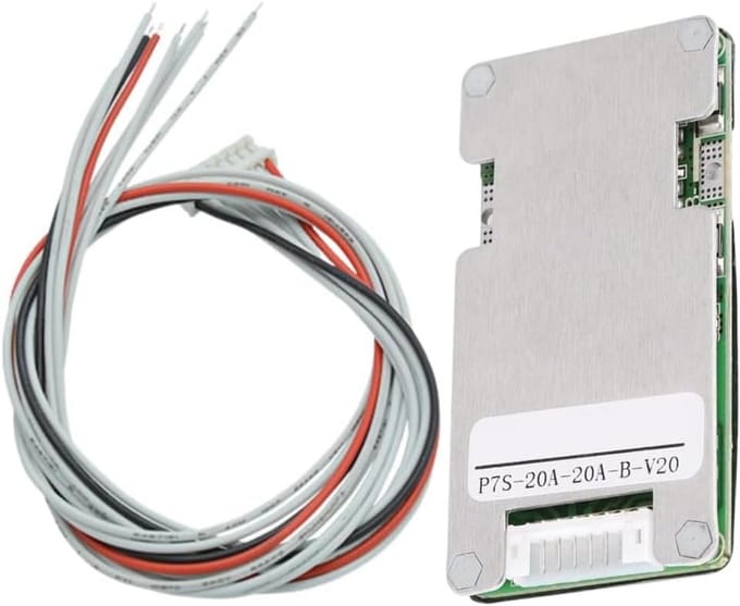 Batterij Beschermbord - Accu Module - Energie Management - Meerdere Beveiligingen - 7S 20A - Meerkleurig