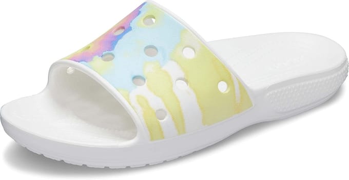Crocs Classic Tiedye Graphic Sandal Wit/Multi Maat 43/44 US M10/W12