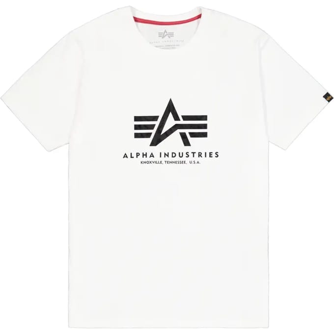 T-shirt met labeldetail model 'Basic'