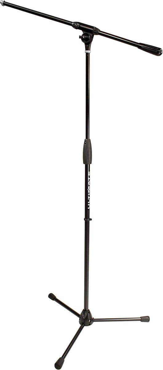 Microfoonstandaard - Muziekstandaard - Podiumoptredens - Robuust Statief - 106-160cm - Zwart