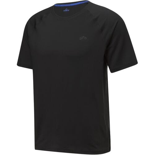 CRIVIT Heren sportshirt (Zwart, S)