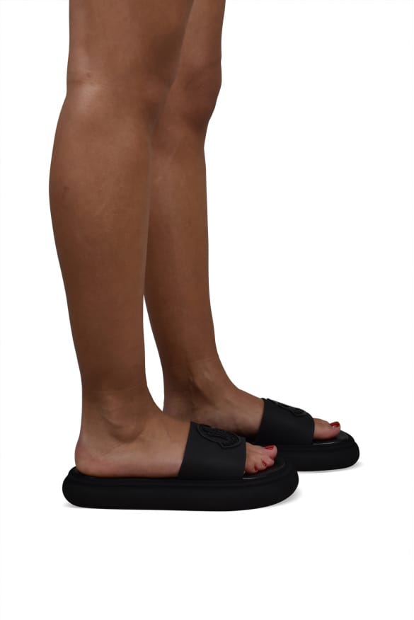 Moncler tapschoenen Slyder zwart
