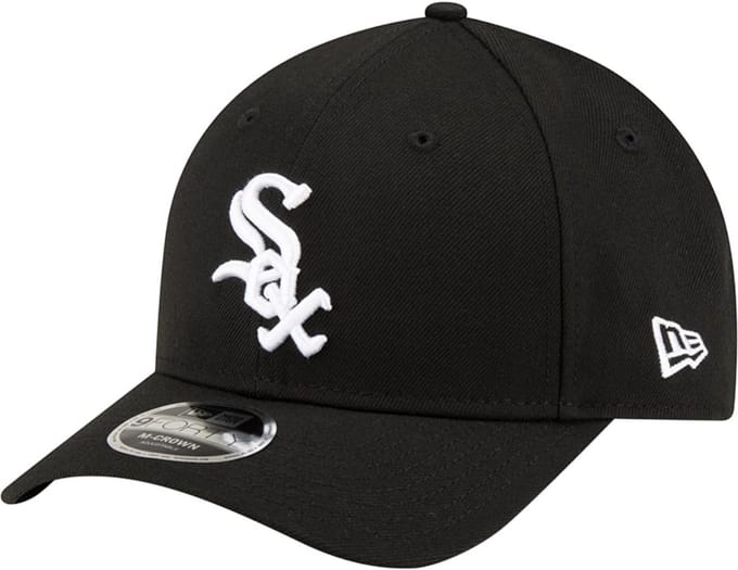 M-Crown Snapback Cap - Chicago White Sox, zwart, One size