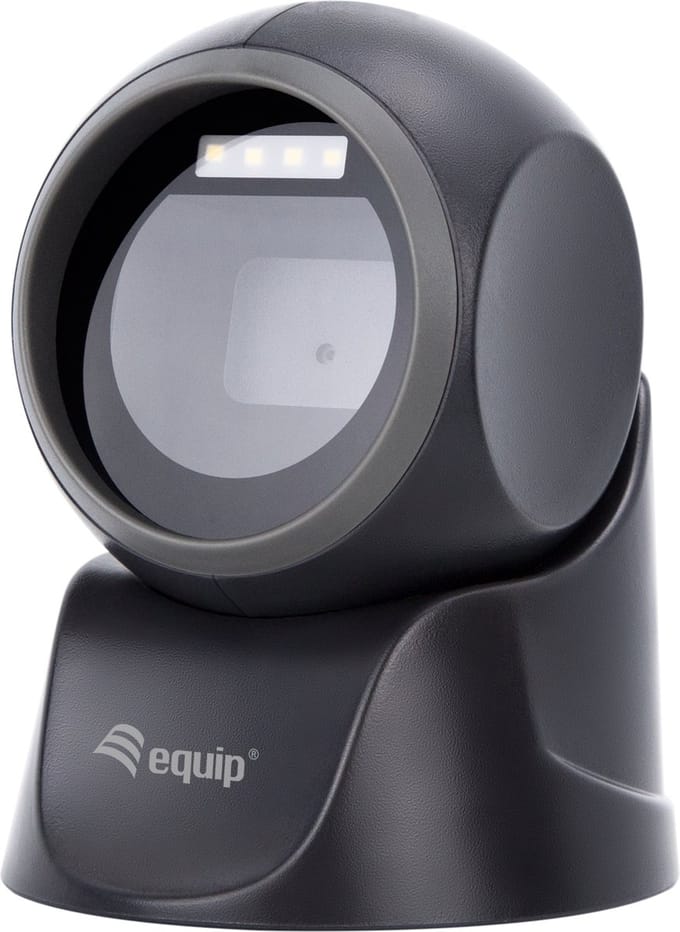 Equip 351027 barcode-lezer Vaste streepjescodelezer 1D/2D LED Zwart