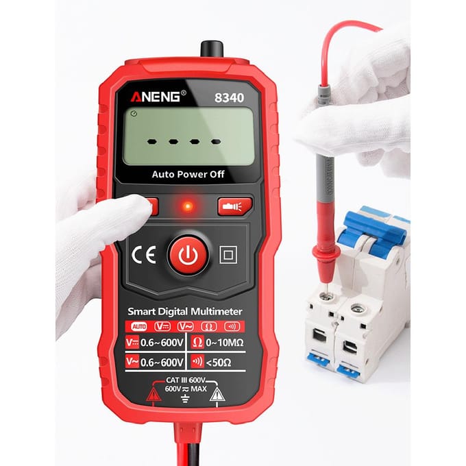 ANENG 8340 Slimme Digitale Multimeter Auto Herkenning 1999 Counts Voltmeter Elektrische Testpen met