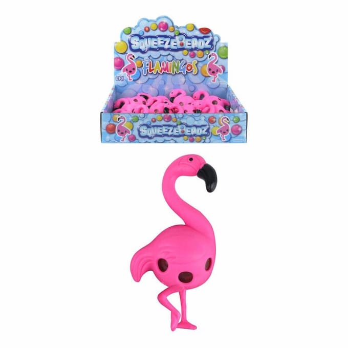 Stressbal - Squeeze Beadz - Flamingo - Fidget - 1 stuk
