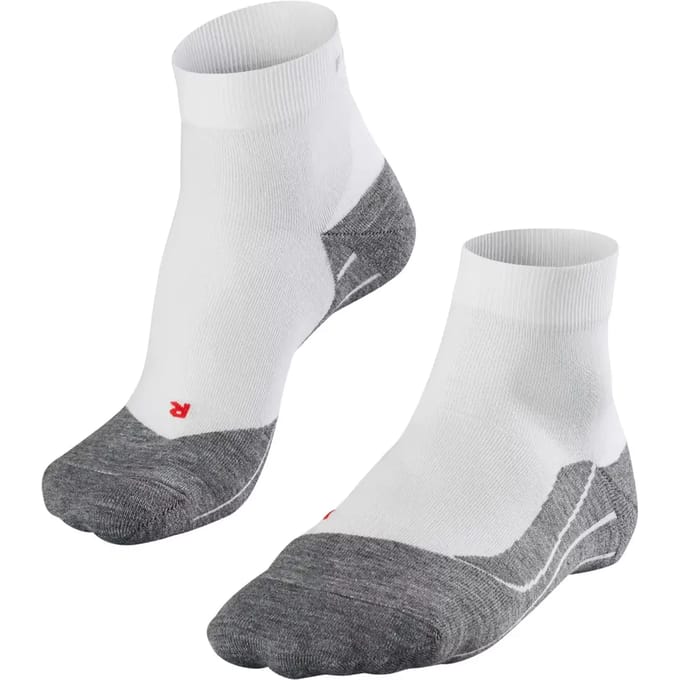 FALKE RU4 Short anti-blaar katoen functioneel materiaal hardloopsokken heren wit - maat 44-45