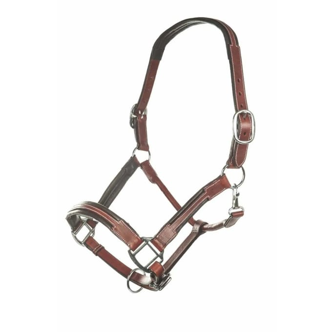 Leren halster voor paarden HKM Soft