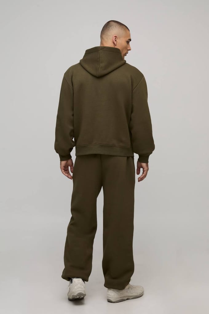 Essential Baggy Jogger | Dark Olive | Size Small