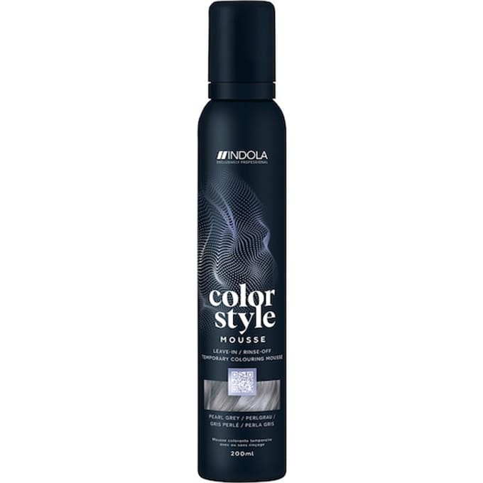 INDOLA Color Style Mousse Parelgrijs Haarkleuring Dames 200 ml