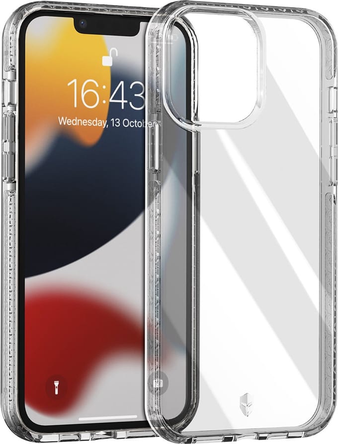 Force Case, Hoesje geschikt voor iPhone 13 Pro Max - LIFE Versterkt, Transparant