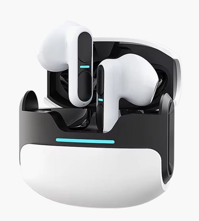Draadloze- Earbuds -Bluetooth 5.3, ENC Noise Cancelling, Game & Music Mode