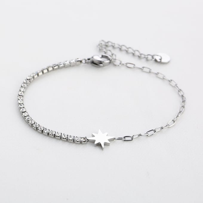 Armband Yenthe - Michelle Bijoux - Armbanden - 16 + 3 cm - Zilver