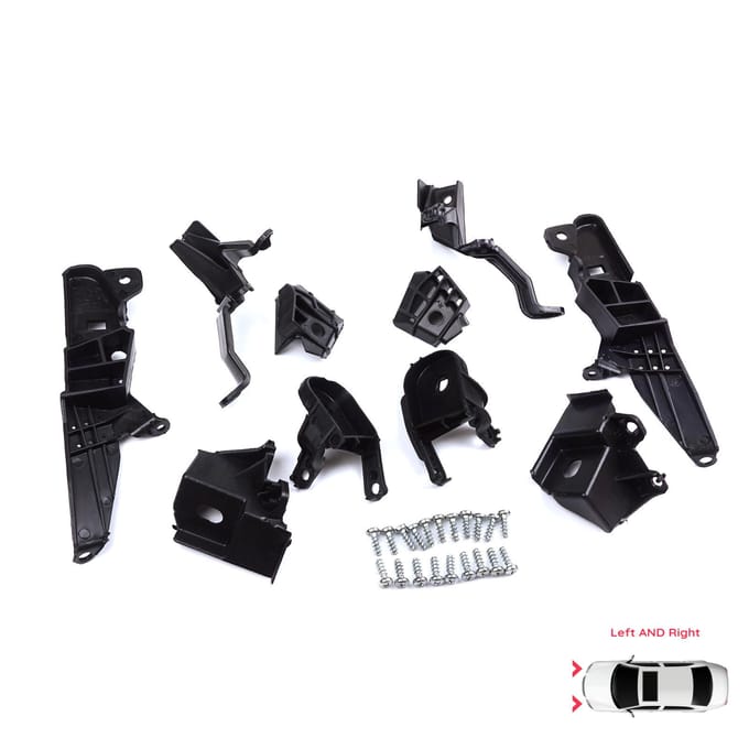 BHL569 Koplamp Houder Bevestiging Reparatie Beugel Lip Set Links Rechts voor Renault Clio MK5 B7 BF 2019-On 260E70544R 260E69870R