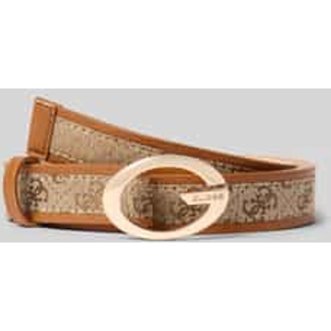 GUESS riem Camden Pant Belt H30 W105 Latte Logo / Cognac bruine