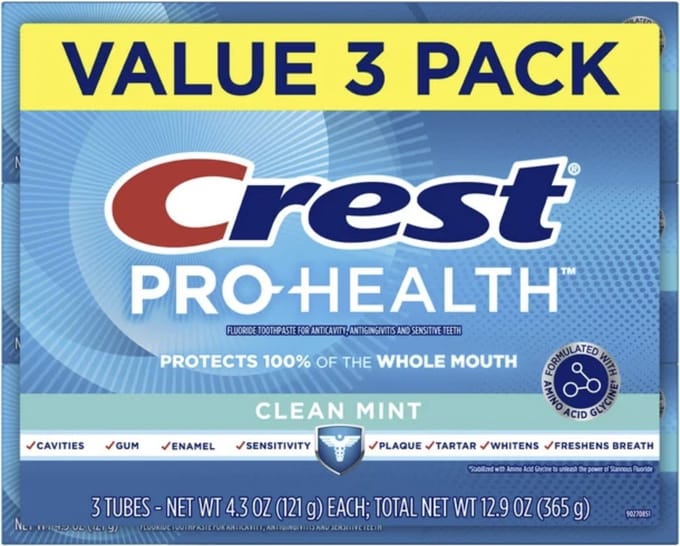 Crest Pro-Health Clean Mint Tandpasta - 3 stuks