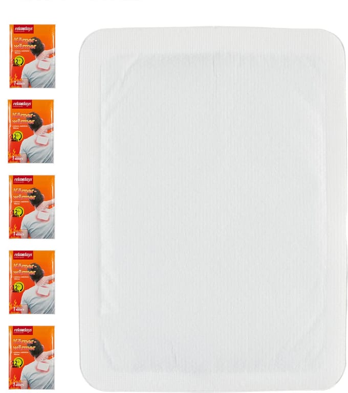 warmtepleisters - zelfklevend - door lucht geactiveerd - 12 uur warm - wit