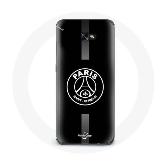 Coque - Maniacase - Samsung Galaxy A3 2017 - PSG logo Jordan - Souple - Noir noir