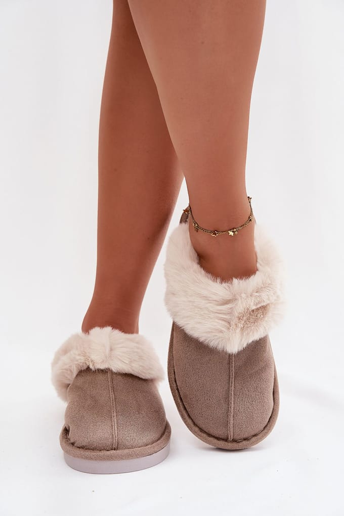 Soft Haven Slippers - Taupe / 36/37