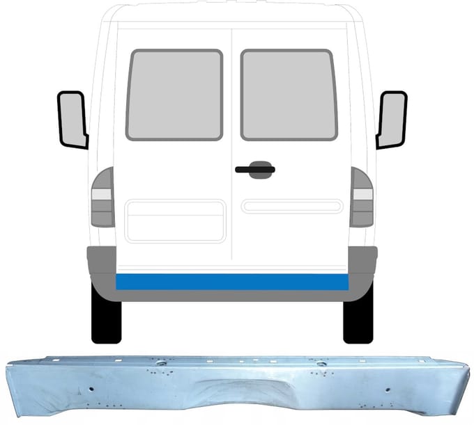 Binnen achterste reparatiepaneel voor Mercedes Sprinter 1995-2006