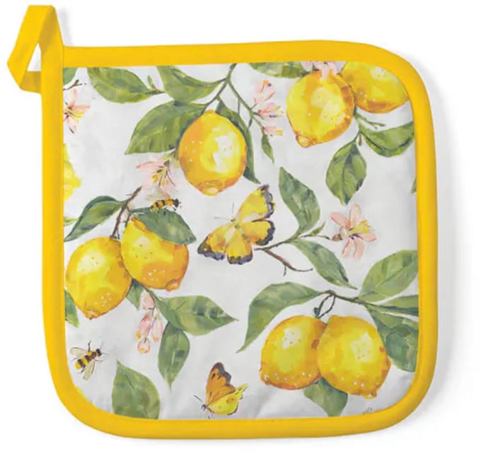 Ambiente - Pannenlap 20x20cm - Fresh lemons white