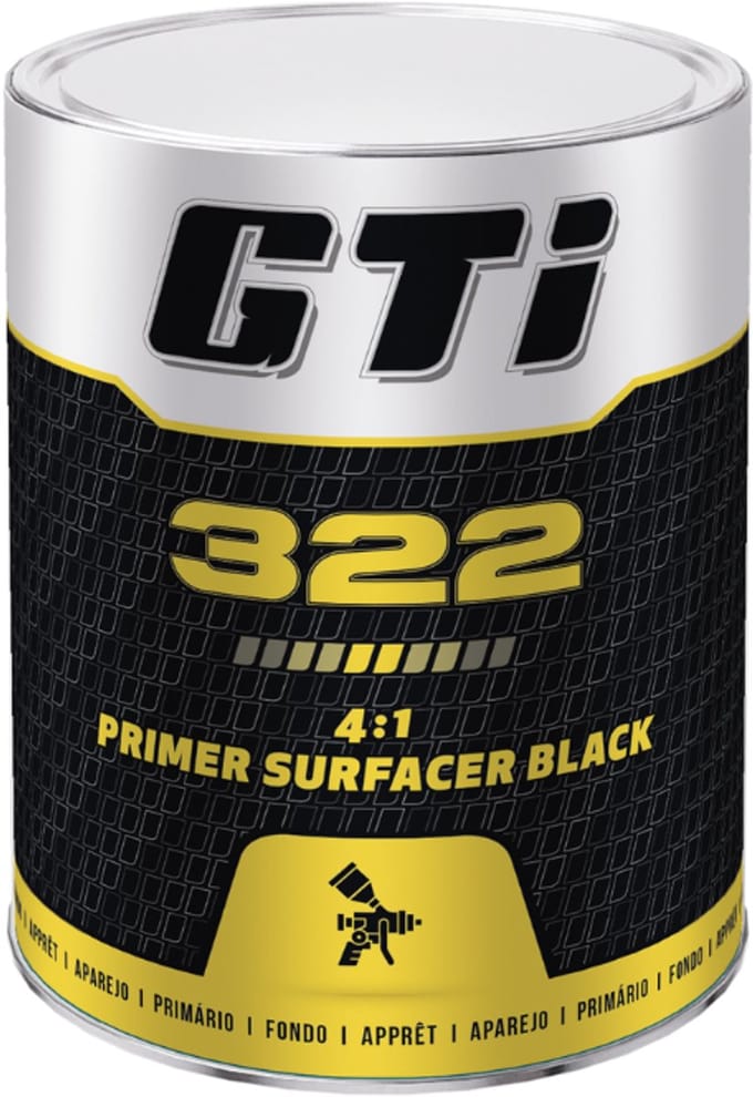 GTI 322 Primer 4:1 - Zwart - 3,5L