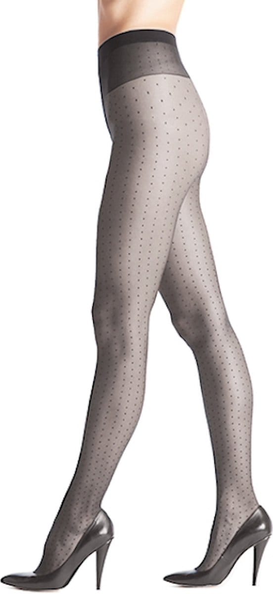 Oroblu 20 den panty Adelle polka dots maat S grey 12